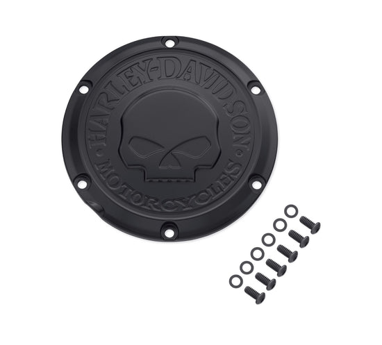 Harley Davidson 25700744 Willie G Skull coperchio derby KIT,CVR/SLG,CL CVR,WILLIE G SKULL,BLK