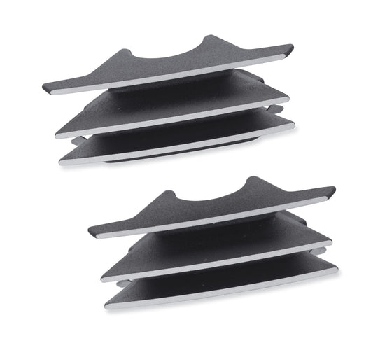 Harley Davidson 25800061 Finned Spark Plug Covers - Black KIT,PT CVR MISC CMPNT,S-PLUG,F