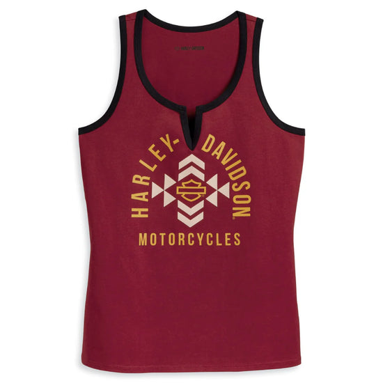 Genuine HARLEY-DAVIDSON® LADIES CALL OF THE WILD NOTCH NECK TANK 96213-23VW/