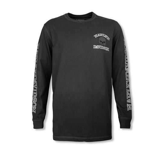 Camiseta de manga larga original Harley-Davidson® Willie G ™ Skull - Harley Black 99253-25VM
