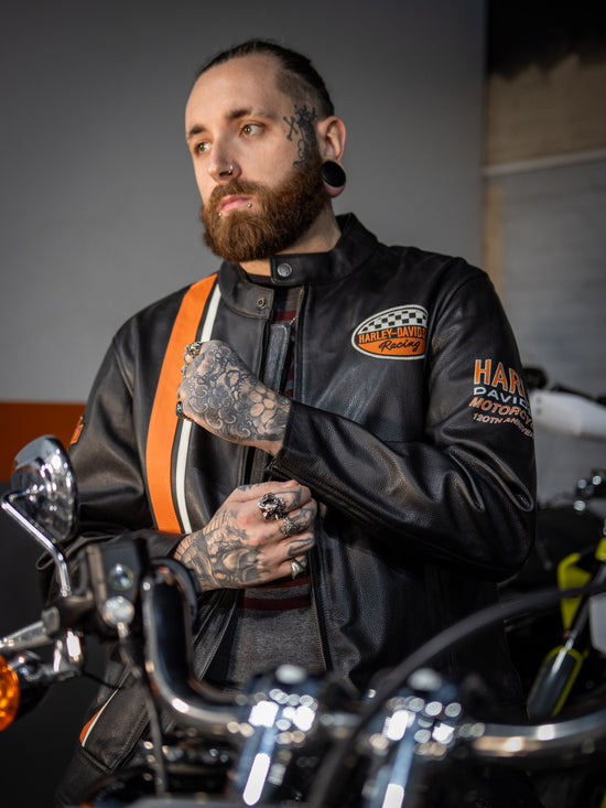 Chaqueta de piel original Harley-Davidson® 120.º aniversario 97051-23VM