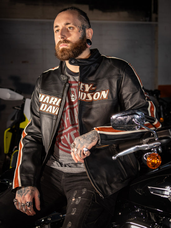 Genuine Harley-Davidson®Men's Torque Leather Jacket 98026-18EM