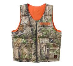 Gilet tessuto 97421-26VM Harley-Davidson stampa marrone arancione