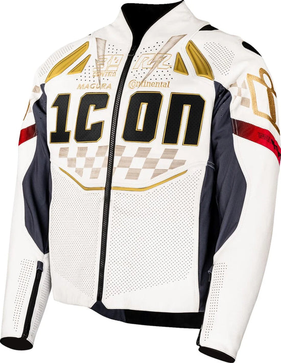 ICON Contra 3 Rizz Rizz Leather Jacket White