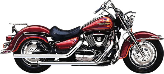 Cobra Dragster 2-into-2 Straight-Cut Exhaust System Chrome (3616T)