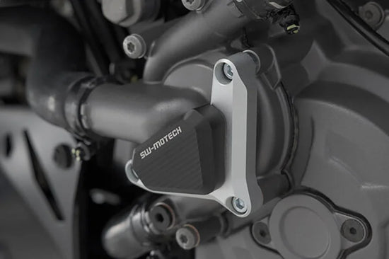 SW-Motech Water Pump Protection Silver/Black Ducati Models