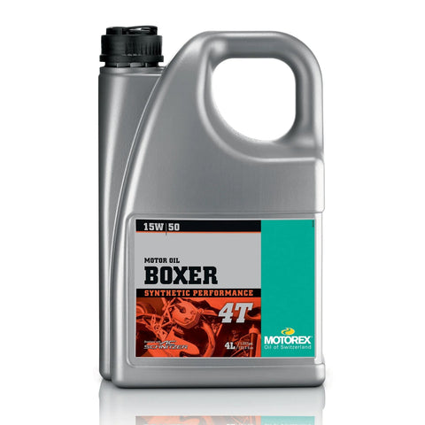 MOTOREX BOXER 4T SYNTHETIC HIGH PERFORMANCE JASO MA2 15W/50 4L