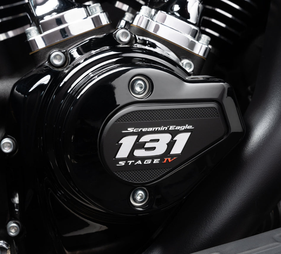 Harley Davidson 14102078 Screamin' Eagle Timer Cover Medallion Stage IV 4 screaming 131CI KIT,DECAL,MEDALLION,SE131,STAGE IV