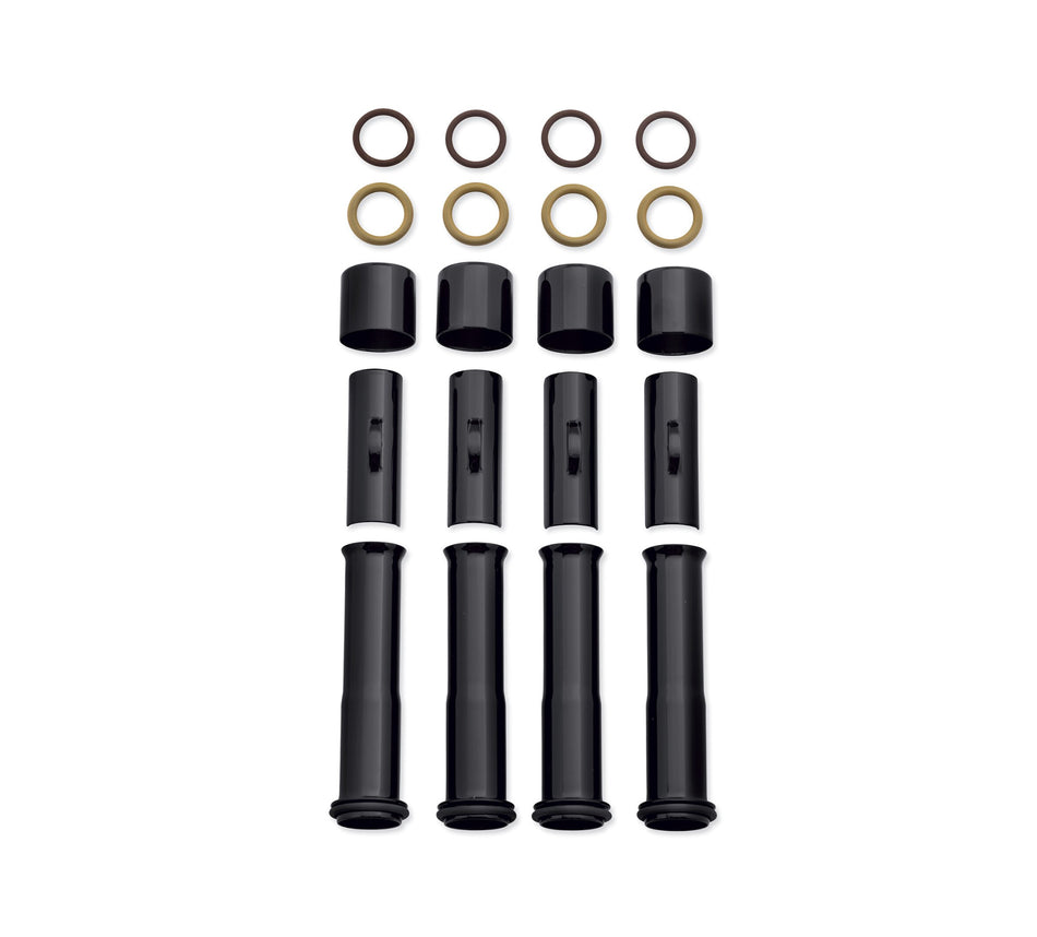 Harley Davidson 17900081 Pushrod Cover Kit KIT,PUSHROD COVERS, BLACK, MKE