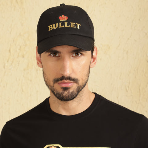 Royal Enfield - Bullet 350 Embroidered Cap Black Free Size - RLCCAO230016