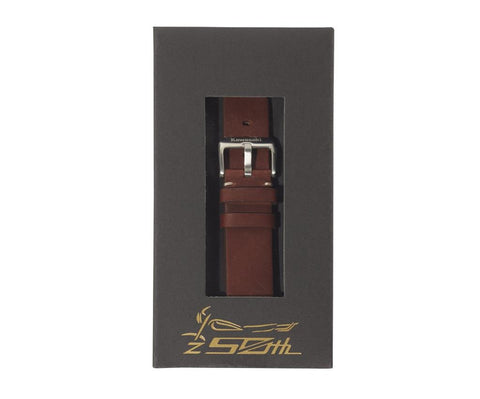 Kawasaki 269SEU22100U Z-50th Brown Watchstrap 20mm width