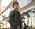 Kawasaki 104CRM22110L LONDON OLIVE LEATHER JACKET (male) L