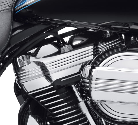 Harley Davidson 25700663 Defiance Upper Rocker Covers - Chrome KIT,CVR,UPPER ROCKER,DEFIANCE, CHROME