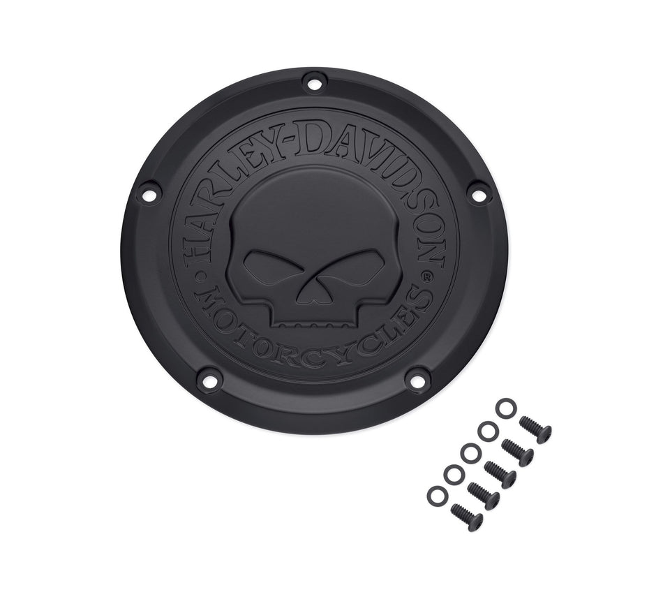 Harley Davidson 25700740 Willie G Skull Derby Cover KIT,CVR/SLG,CL CVR,WILLIE G SKULL,BLK