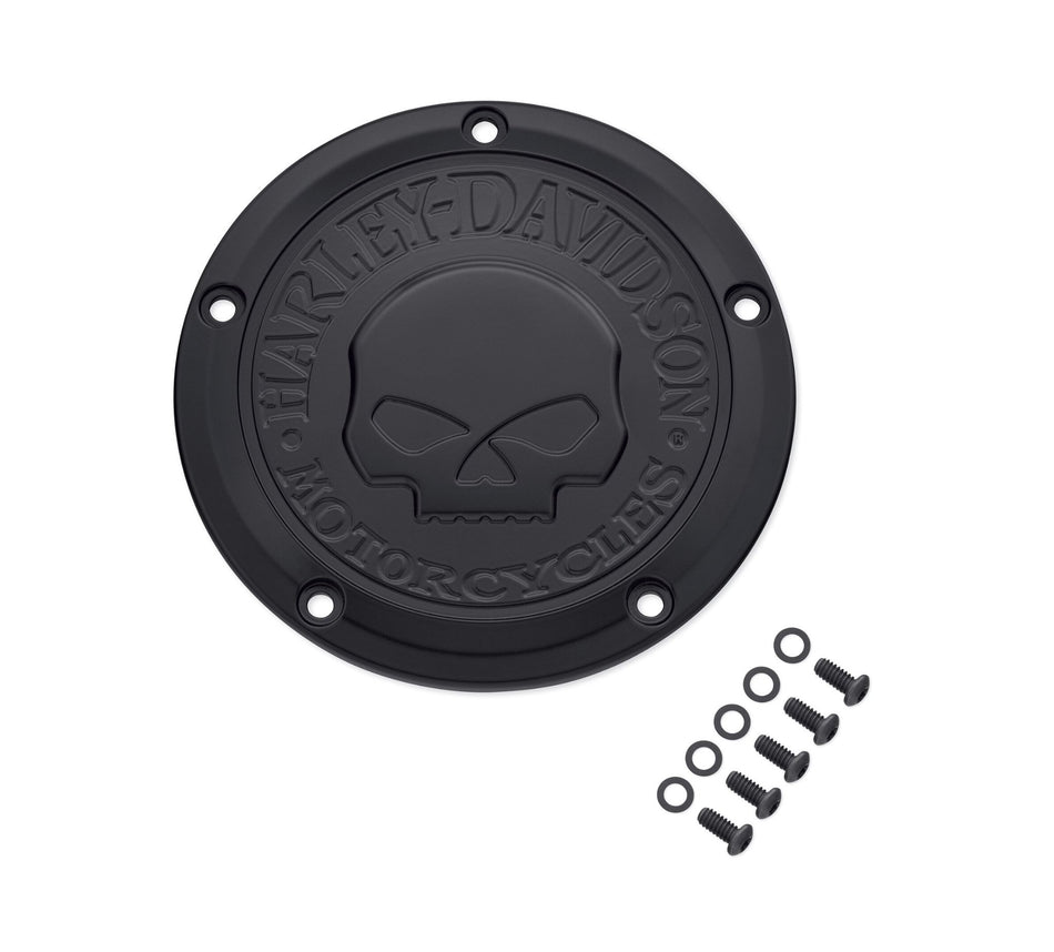 Harley Davidson 25700742 Kit coperchio derby Willie G Skull,CVR/SLG,CL CVR,Willie G Skull,BLK