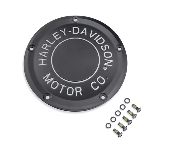 Tapa derby Harley Davidson 25701020 Motor Co. - Big Twin, negra