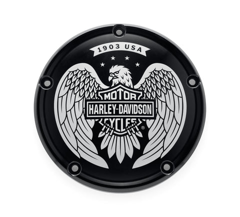 Harley Davidson 25701553 Eagle Bar & Shield Derby Cover KIT,CVR/SLG,CL,GRAPHIC EAGLE