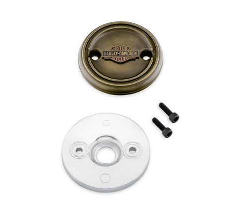 Harley Davidson 25800091 Brass Left Side Medallion KIT,PT CVR MISC CMPNT,ALTERNAT