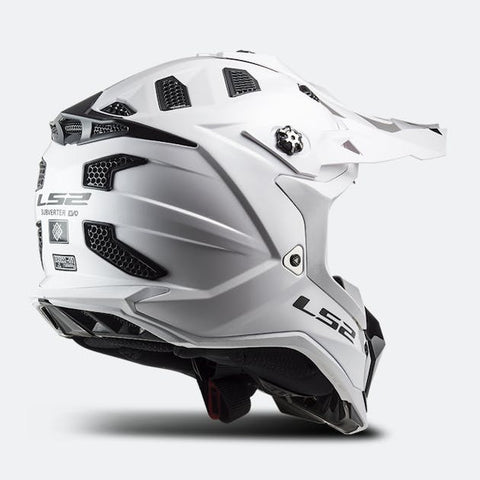 LS2 MX700 Subverter Single Mono, Gloss White, Large -  LS22230UK