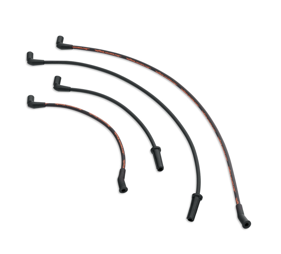 Harley-Davidson 31600108 Screamin' Eagle 10MM Phat Spark Plug Wires Black Screaming Eagle