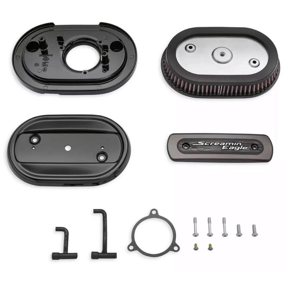 Harley Davidson 29400298 Kit filtro de aire respiradero, negro