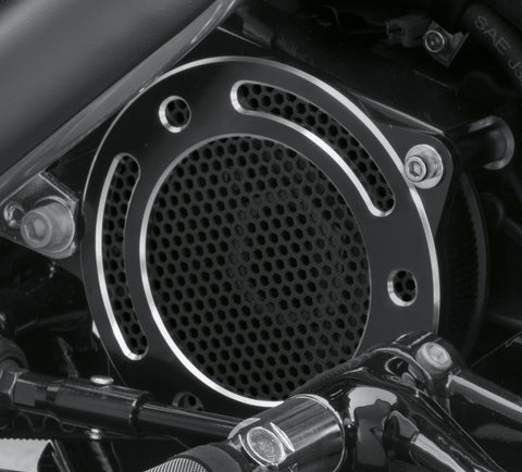 Harley Davidson 34800032 Rail Transmission Sprocket Cover COVER,OUT SPRKT,BLK,MACHD
