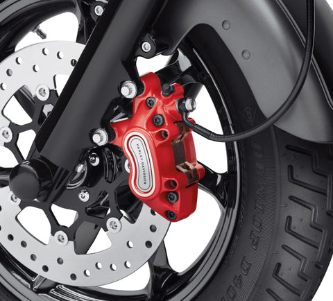 Harley Davidson 41300152 Front Single Disc Brake Caliper Kit KIT,BRAKE CALIPER,RED
