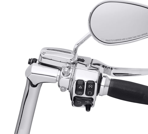 Harley-Davidson 41701018 Chrome Clutch Bracket & Master Cylinder Reservoir Kit