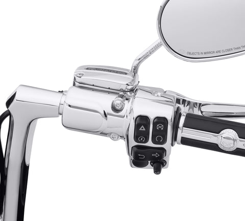 Harley-Davidson 41701019 Chrome Clutch Bracket & Master Cylinder Reservoir Kit