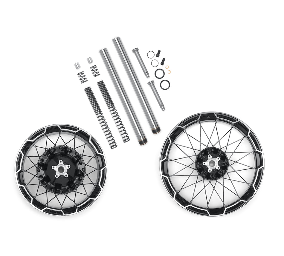 Harley Davidson 42400045 Combo Cast Laced 21 In. Front/18 In. Rear Wheel KIT,WHL MISC,LACED,CAST 21IN CONVERSION