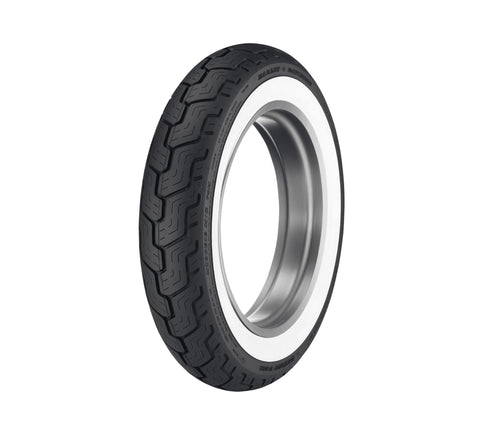 Harley Davidson 43353-03 Dunlop Tire Series - D402 MU85B16 Wide Whitewall - 16 in. Rear TIRE,RR,MU85B-16 D402 WIDE,W-W