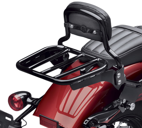 Harley Davidson Sport Luggage Rack for HoldFast Sissy Bar Upright - Gloss Black