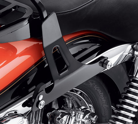 Harley Davidson 52124-09A H-D Detachables Sideplates DETACH SIDEPLATES,DYNA, BLACK
