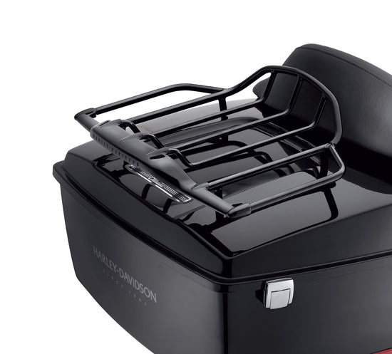 Harley Davidson 53000063 Air Wing Tour-Pak Gloss Black Luggage Rack AIR WING T-PAK LUGGAGE RACK,BL