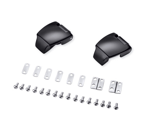 Harley Davidson 53000131 Gloss Black Premium Tour-Pak Hinges PREMIUM TOUR-PAK HINGES,BLACK