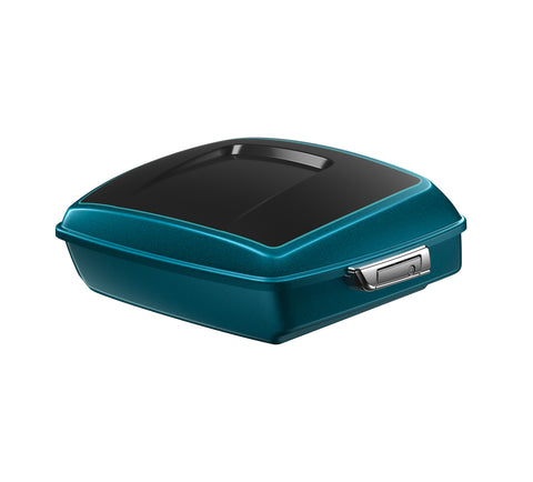Harley Davidson Chopped Tour-Pak Luggage - Teal Thunder/Vivid Black