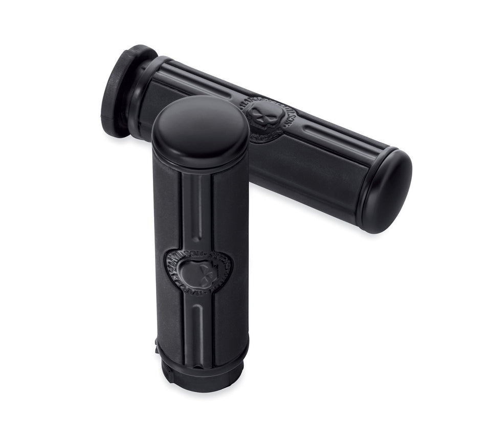 Harley Davidson 56100364 Manopole Willie G Skull KIT,THROT/GRIP,WGS,CBL,BLK