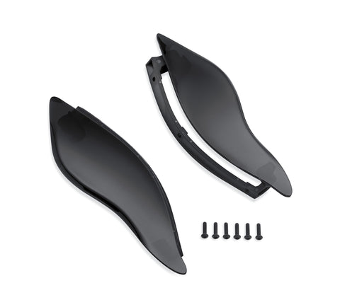 Harley Davidson 57000529 Adjustable Air Deflector - Dark Smoke KIT-AIR DEFLECTORS,ADJUSTABLE,