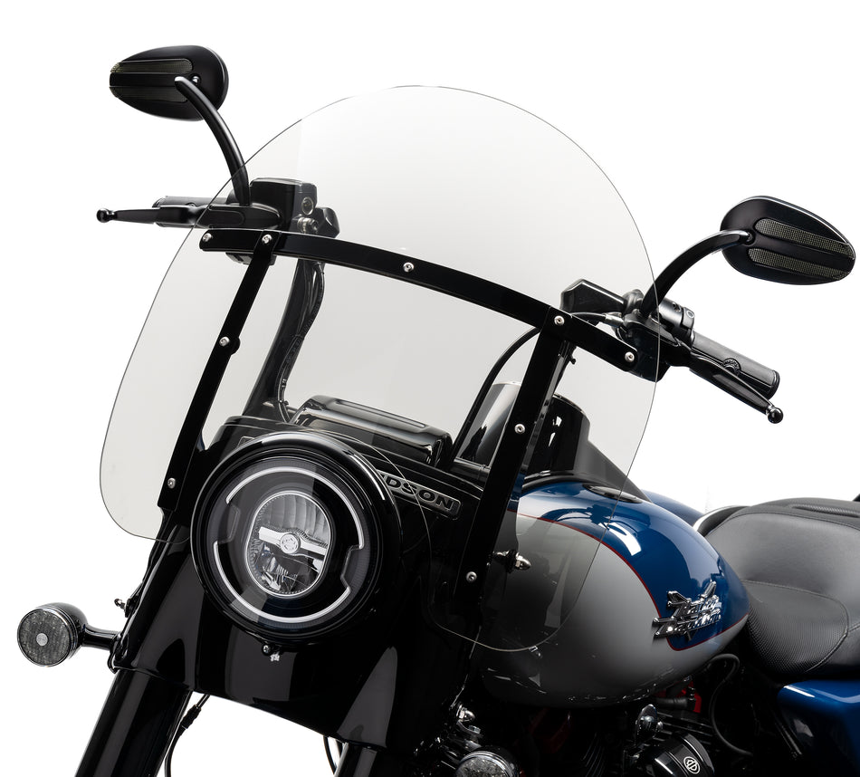 Harley Davidson 57400630 H-D Detachables 16 in. Windshield KIT,WSHLD,16,LIGHT SMOKE