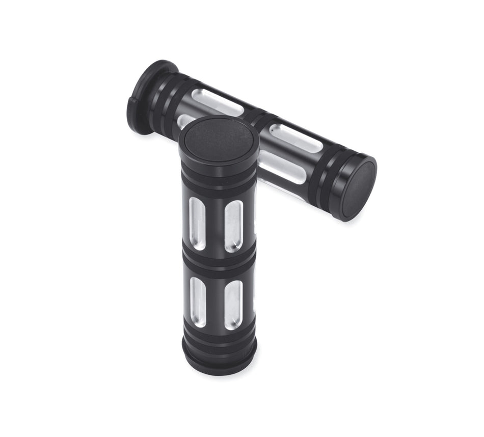 Harley Davidson 57454-10 Edge Cut Hand Grips KIT-GRIPS,NON-ETC,EDGE CUT,BLK