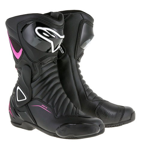 Alpinestars Stella SMX 6 v2 Boot Black Fuchsia & White 22231171032