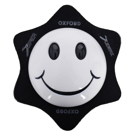 Oxford OX685  Smiler Knee Sliders White