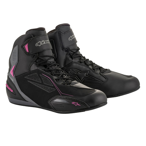 Alpinestars Stella Faster 3 Drystar Shoes Black Dark Grey & Fuchsia 25409191139