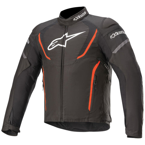 Alpinestars T-Jaws v3 Waterproof Jacket Black & Red Fluo 32010201030