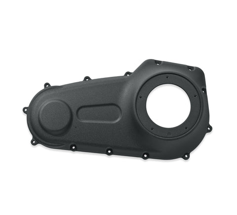 Harley Davidson 60717-07A Wrinkle Black Primary Cover OUTER COVER ASSEMBLY FORWARD CONTROL (BLACK WRINKLE) (VAM, GY4 & GYM-FWD)