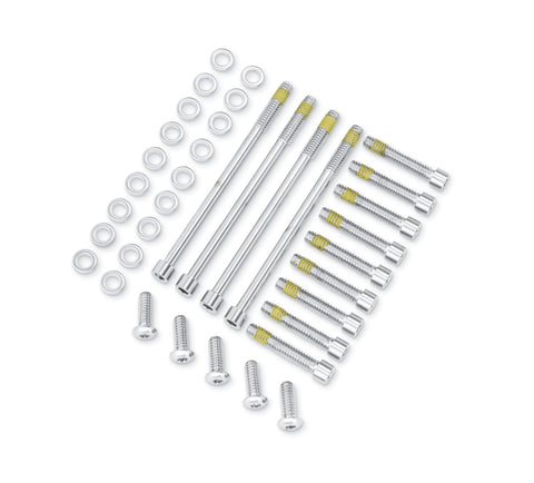 Harley Davidson 60801-06 Primary Cover Hardware Kit KIT HDWARE,PRIMARY,CHRM/DYNA