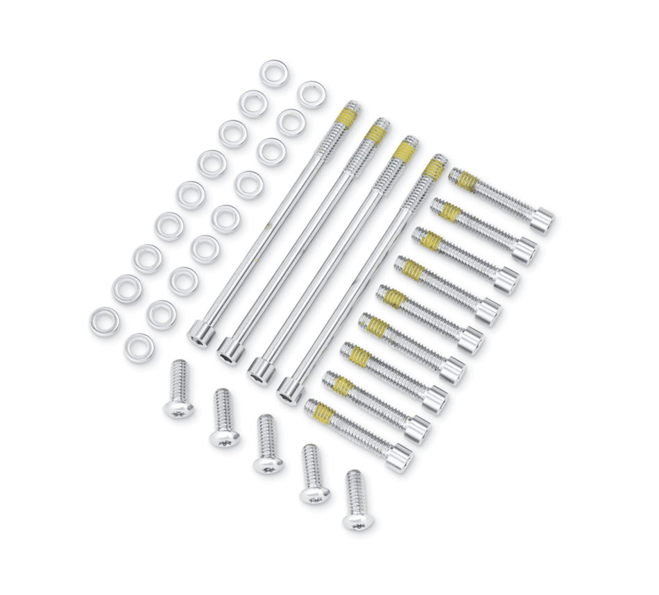 Harley Davidson 60801-06 Primary Cover Hardware Kit KIT HDWARE,PRIMARY,CHRM/DYNA