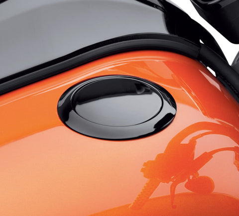 Harley Davidson 61100007B FLUSH-MOUNT FUEL CAP BLACK KIT,FUEL FILL,CAP,FLUSH MT,BLK/SFT