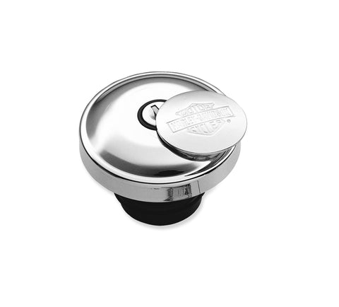 Harley-Davidson 61100129A Bar & Shield Self-Locking Fuel Cap