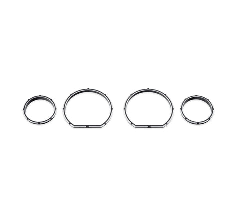 Harley Davidson 61400317 Burst Gauge Bezel Kit KIT-BEZEL,GAUGES,BURST